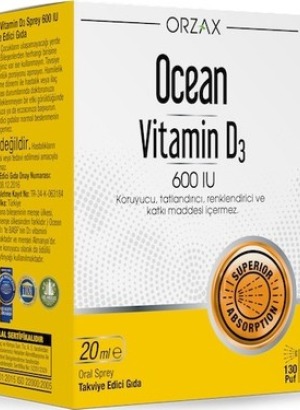 Ocean Vitamin D3 600 Sprey 20ml