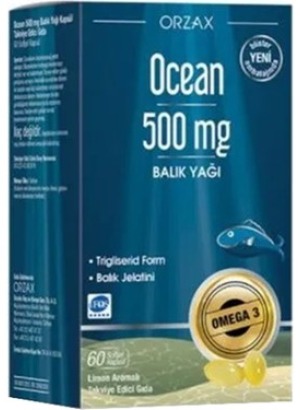 Ocean Balık Yağı 500mg 60 Kapsül