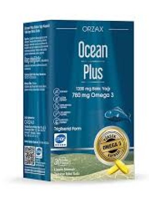 Ocean Plus Balık Yağı 1200-780 mg 30 Kapsül