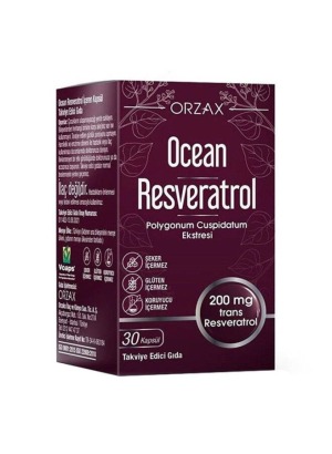 Ocean Resveratrol 200 mg 30 Kapsül