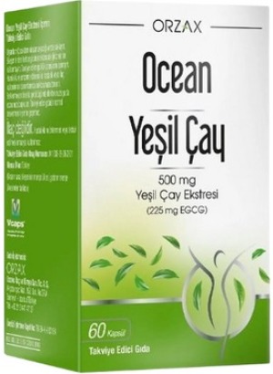 Ocean Yeşil Çay 500mg 60 Kapsül