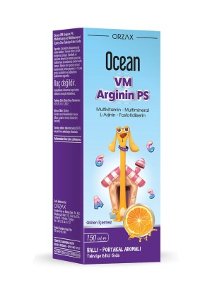 Ocean VM Arginin Ps Ballı Portakal Aromalı Şurup 150 ml