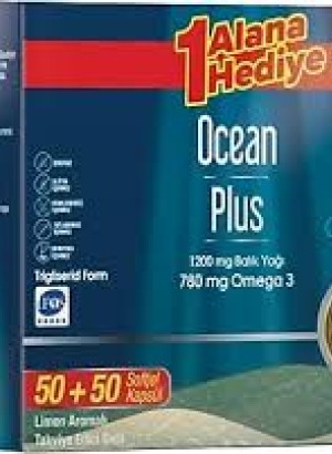 Ocean Plus 1200 mg 50+50 Softjel - 1 Alana 1 Bedava