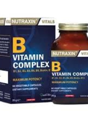Nutraxin B Complex Vitamin 60 Kapsül