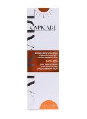 Capicade Güneş Koruyucu Krem Yaşlanma Karşıtı Collagen SPF50+ 100 ml