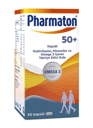 Pharmaton 50 Plus 30 Kapsül