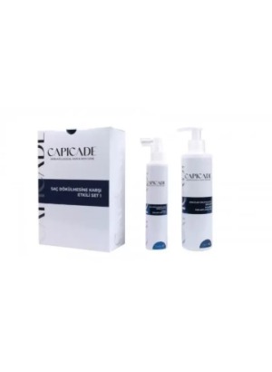 Capicade Saç Dökülmesine Karşı Etkili Set 1 Şampuan 220 ml + Losyon 100 ml